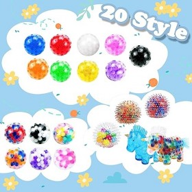 Balles anti-stress pour enfants et adultes avec perles deau pour soulager lanxiété, lautisme, le TDAH, etc