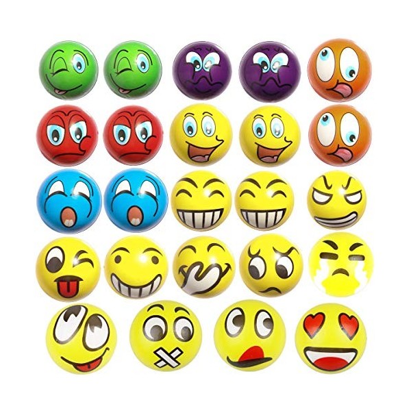 ZYDTRIP Squishy Lot de 12 balles anti-stress colorées pour enfants et adultes