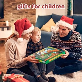 Jarkyfine 2023 Calendrier de lAvent Dinosaures pour Enfants 24 Jours Compte à Rebours Calendrier Dino Jouet Advent Calnedar 