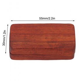 Fidget Toys pour Adultes, Jouets Anti-Stress, Fidget Slider Soulagement du Stress en Bois de Santal Rouge gravé du Bout des D