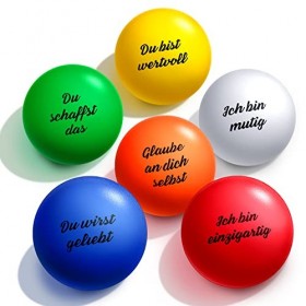 Yeefunjoy Lot de 4 balles Anti-Stress colorées Fidget Balls Jouets  Anti-Stress pour Adultes et Enfants Anxiété Thérapie des Mains Sensory  Fidget