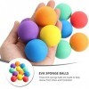 ibasenice Boules déponge pour enfants 24 pièces Eva Sponge Ball Stress Balls Balls Stress Balls Toys Mini Stress Balls pour 