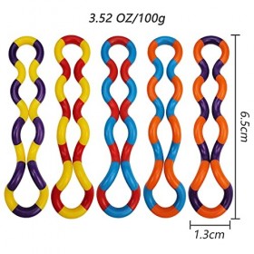 Jeffbaubl Lot de 5 jouets texturés pour soulager le stress, pour les doigts et les adultes, pour les enfants et les adultes, 