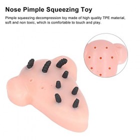 Jouets pour Points Noirs en Forme de Nez,Nouveauté en Forme de Nez Amusant,Jouet Anti-stress, élasticité, élasticité, Jouet p