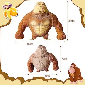Gorila Realista De DescompresióN, Monkey Juguetes Gorila Squishy Monkey Toy MuñEco AntiestréS Juguete De EstréS De Gorila Mar