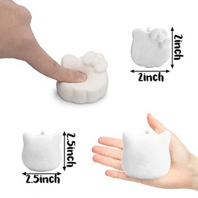 GROBRO7 Lot de 20 jouets à presser pour enfants Kawaii à reprise lente - Jouets mignons et doux pour soulager le stress - Fou