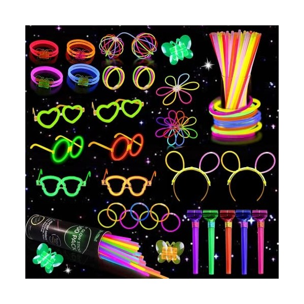 12 Pièces Mini Tubes de Pop Jouets Sensorie,Pop Tubes Mini Jouets Sensoriels,Lumineux Tube Pop,LED Light Up Toys Pop Tube,LED