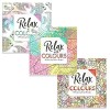 Styloo Lot de 3 livres de coloriage pour adultes, 180 motifs - Illustrations danimaux, de fleurs, de motifs - Carnet de dess