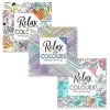 Styloo Lot de 3 livres de coloriage pour adultes, 180 motifs - Illustrations danimaux, de fleurs, de motifs - Carnet de dess