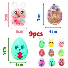 Balle Anti-Stress pour Enfants et Adultes, FainFun 9 Pièces Squishy Balle Anti Stress Sensorielle, Boules Destressante pour L