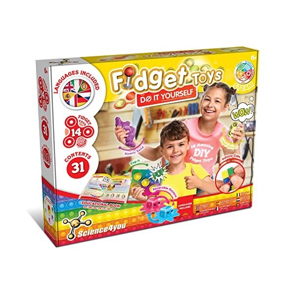 Fidget Toys Pack - Fidget Toys Anti Stress pour Enfant, 14+ ASMR Objet  Satisfaisant: Pop It, Balle Anti Stress et Plus - Joue