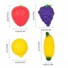 Balle Anti-Stress en Forme de Fruit Balles Anti-Stress Jouet Sensoriel