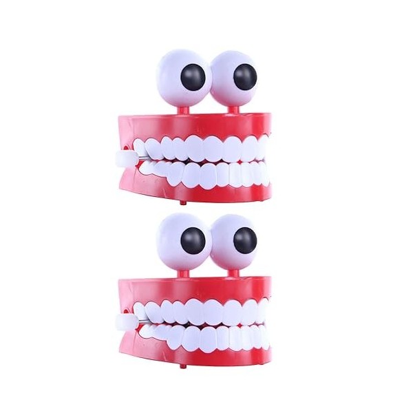 Generic 2 Pièces Pratiques avec Enfants Blague Vent Fête Vent Dentiers Sac Enfants Panier Dents Jouets Remplisseurs pour Prom