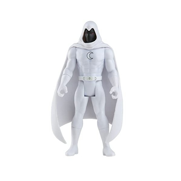 Marvel Hasbro Legends Series Retro 375 Collection, Figurine articulée Marvels Moon Knight de 9,5 cm, pour Enfants, dès 4 Ans