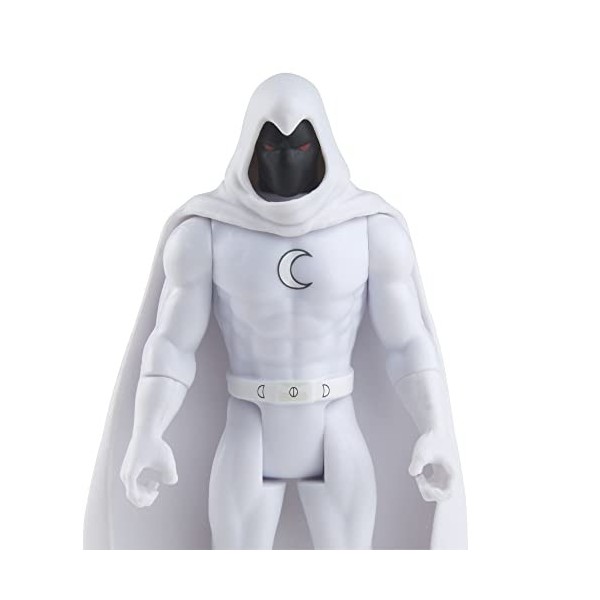 Marvel Hasbro Legends Series Retro 375 Collection, Figurine articulée Marvels Moon Knight de 9,5 cm, pour Enfants, dès 4 Ans