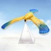 BST&BAO Oiseau planant, Oiseau déquilibrage de Couleur aléatoire 4 pièces avec Jouet de Doigt Anti-Stress de Base pyramidale