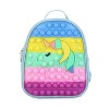 Pop Sac it Fidget, Pop Fidget It Toys Cartables à dos pour filles, sac à dos scolaire, pour enfants, Pop Its Bag Girls Bag Fi