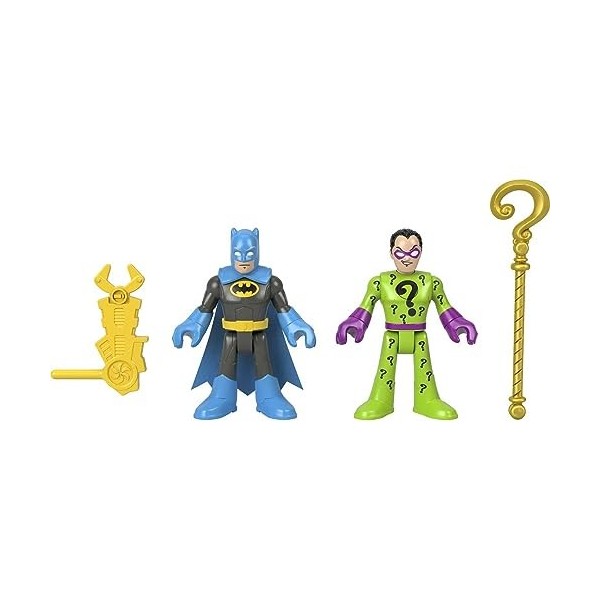 Imaginext DC Super Friends figurines Batman & Le Sphinx, jouet pour enfant de 3 à 8 ans, GWP58