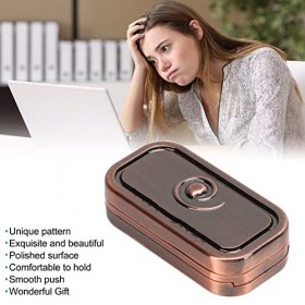 Fidget Toys, Adultes Metal Fidget Slider Fidget Clicker Office EDC Inoxydable Push Fidget Toys, Anti Stress TDAH Focus Anxiét