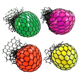 Lot de 8 balles anti-stress LG - Multicolore - Environ 6 cm