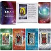 Smoostart 78 Cartes de Tarot avec Guide, Jeu de Cartes de Tarot holographique avec boîte colorée pour débutants et Joueurs Pr