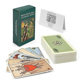 DIYCUT Tarot Rider Waite Smith, 78 Pièces The Smith-Waite Centennial Tarot Cards, Tarot Débutant, Vintage Jeux Carte Tarot Di