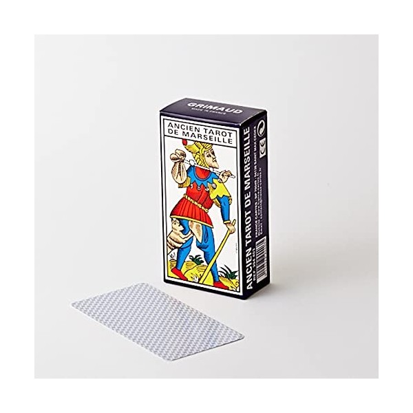 Grimaud - Tarot de Marseille Version Française - Jeu de 78 cartes aux tirages variés - Cartomancie - Fabriqué en France