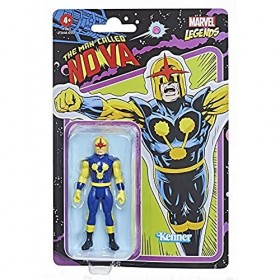 Marvel Hasbro Legends Series Retro 375 Collection, Figurine Marvels Nova de 9,5 cm, Jouet pour Enfants, dès 4 Ans F3821