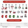 Viosmut Calendrier de lAvent 2023 Enfant Fille Bijoux Calendrier de Noël Bijoux Bracelet Artisanat Filles Cadeaux 5-12 Ans B