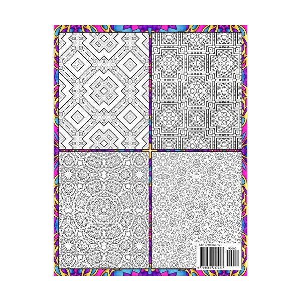 Kaléidoscope Hypnotique: Livre de coloriage pour adulte avec des motifs détaillés pour se relaxer, samuser et se détendre V