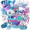 GirlZone Cadeaux pour Filles, Slime Kit Sirène dans Un Oeuf Surprise pour Fille et Enfants Kit de Slime pour Fabriquer du Sli