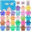 Kit de Slime Fluffy Butter 27 Pièces, avec Bonbons, Glaces, Fruits et Autres, Charme de Slime, Le Slime de Bricolage est Doux