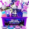 Original Stationery Galaxie Slime pour Enfants Filles Garçons Kit de Slime Galaxy avec Glow in The Dark Colle et Étoiles pour