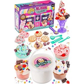 Original Stationery Magasin de Slime de Crème Glacée, Kit de Slime Satisfaisant Déjà Fait pour Faire du Slime, Beurre et Crun