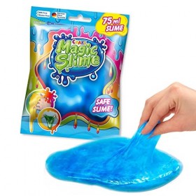 Craze Magic Slime - Slime Enfant 75ml dans Un Sachet refermable Slime Deja Fait Facile à Nettoyer Couleur aléatoire