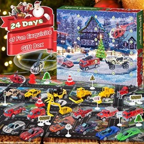 Joozmui Jouet Garcon 3 4 5 6 7 8 9 Ans, Calendrier de lAvent 2023 Cadeau Enfant Garçon 3-9 Ans Jouet Voiture Petit Cadeau po