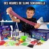 Original Stationery Kit de Slime de Dinosaure DIY de la Galaxie, Kit de Fabrication de Slime Galaxy Phosphorescent avec Jouet