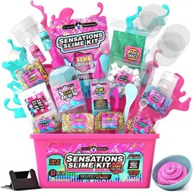 Original Stationery Sensations Slime Kit, ASMR Slime Kit pour Filles, Kit Complet de Slime pour Créer des Vidéos ASMR comme d