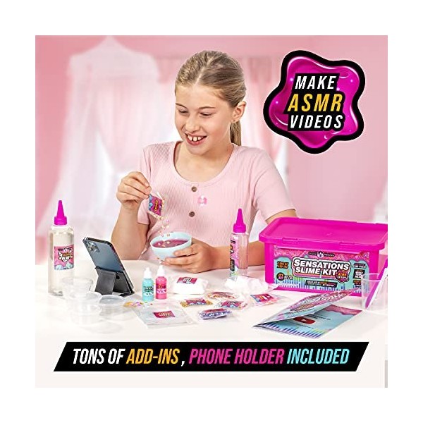 Original Stationery Sensations Slime Kit, ASMR Slime Kit pour Filles, Kit Complet de Slime pour Créer des Vidéos ASMR comme d