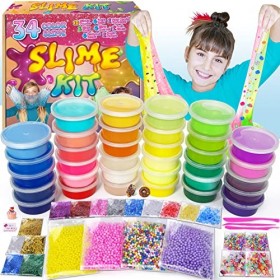 PURPLEDI KIT DE Mini Slime Fluffy 35 Couleurs DIY Putty Jouets pour Enfants  N EUR 33,41 - PicClick FR