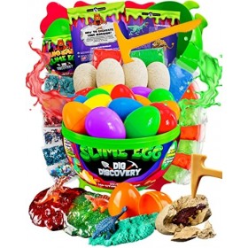 Original Stationery Oeuf de Slime Déterrage de Dinosaures, Kit de Fouille Archéologique dOeuf de Dinosaures Jouet Dinosaure 