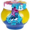 Slime déjà Fait XXL 0,5 kg - Objet Satisfaisant Anti Atress Pot à Slime pour Enfant Fabriqué en Europé par GenioKids Bleu/Ja