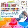 Kit de Slime - Kit de Fabrication de Slime pour lartisanat dart des Enfants, avec 48 Paillettes en Poudre, 12 Slime Transpa