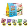 Pack de 12 baffes de Zimpli Kids, 4 x baffes Gelli, 2 x baffes Slime et 6 x baffes Crackle, jouets pour le bain et les sens, 