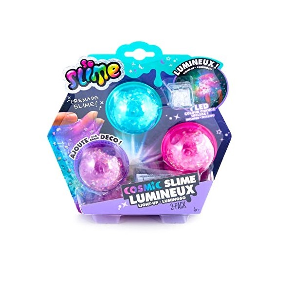 Canal Toys - So Slime Cosmic Slime - Pack de 3 Slime Cosmique - Loisirs Créatifs pour Enfant - Dès 6 ans - SSC213