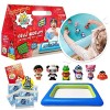 Ryans World Gelli Worlds from Zimpli Kids, Lot de 5 utilisations, 8 Figurines du Monde Ryan, Plateau Gonflable, Jeu imaginat