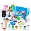 ToysButty Kit de Slime Enfant Complet pour Fille Garçon, 24 Pots, Kit Slime Coffret DIY, Moelleux, Crunchy, Beurre, Fluoresce