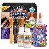 Elmer’s Kit pour slime d’Halloween, colle transparente, stylos colle pailletée et activateur magique pour slime en solution l