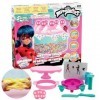 Miraculous Ladybug - Faux Gâteau danniversaire Slime avec Paillettes - Kit pour Enfants avec Décorations & Outils Wyncor Z