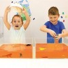 Dino Slime Play Orange de Zimpli Kids, 2 Figurines de Dinosaures, transforme leau en Slime Gluant et coloré, Jouets sensorie